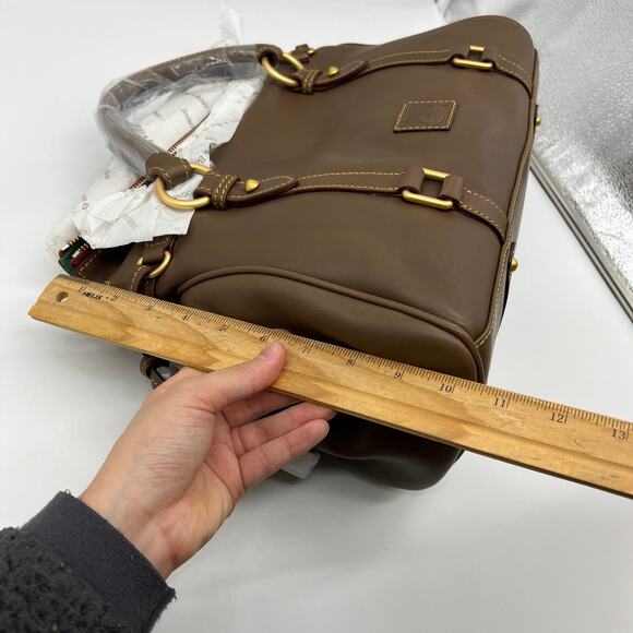 Dooney & Bourke Women Handbags Florentine Leather Satchel Elephant - Picture 8 of 16